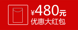 ¥480元 优惠大红包